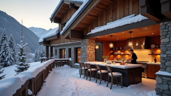 Chalet à Courchevel : déléguer les repas à un chef privé
